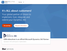 Tablet Screenshot of crmexecutives.com